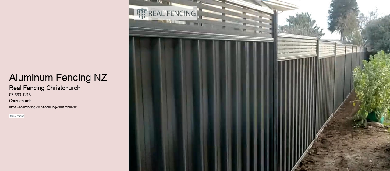 Aluminum Fencing NZ