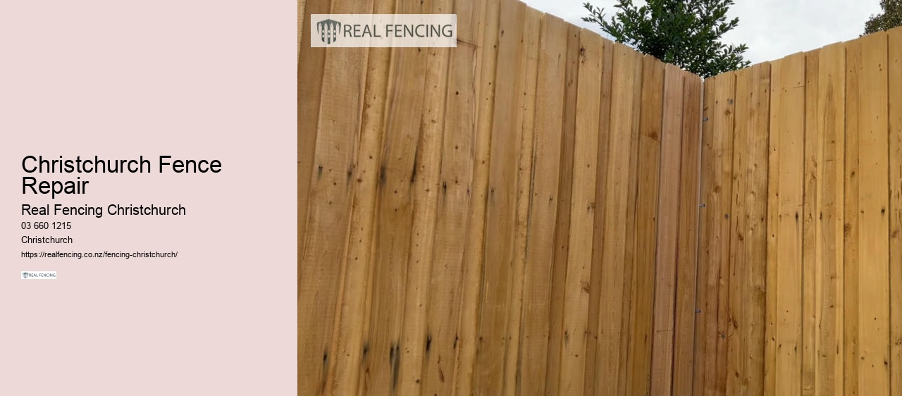 Christchurch Fence Repair