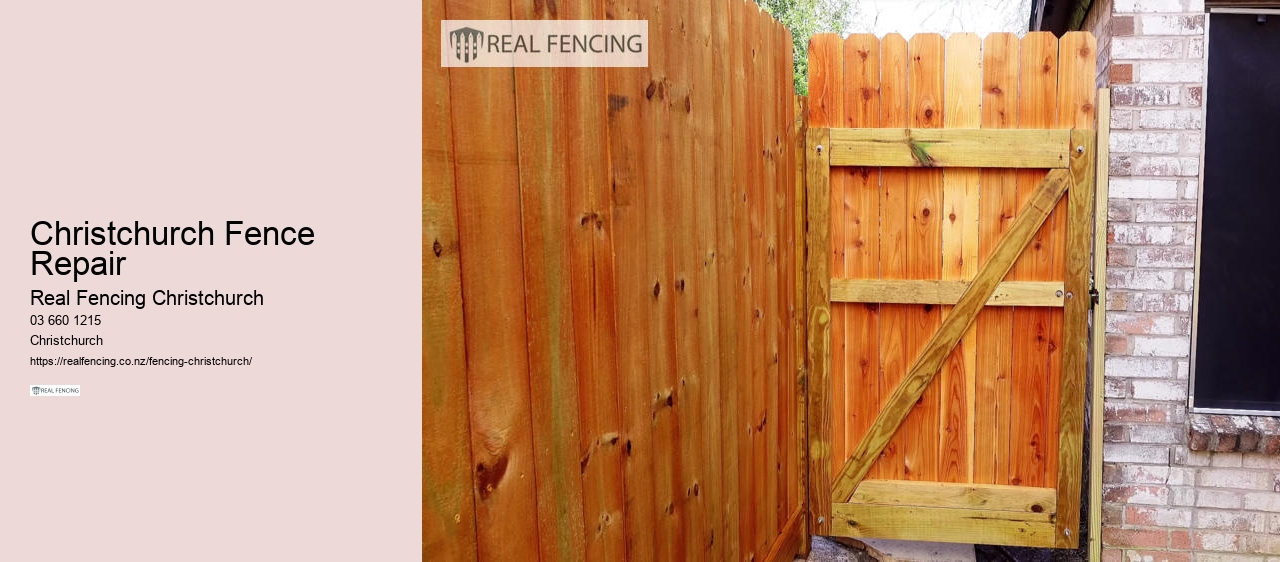 residential fencing christchurch