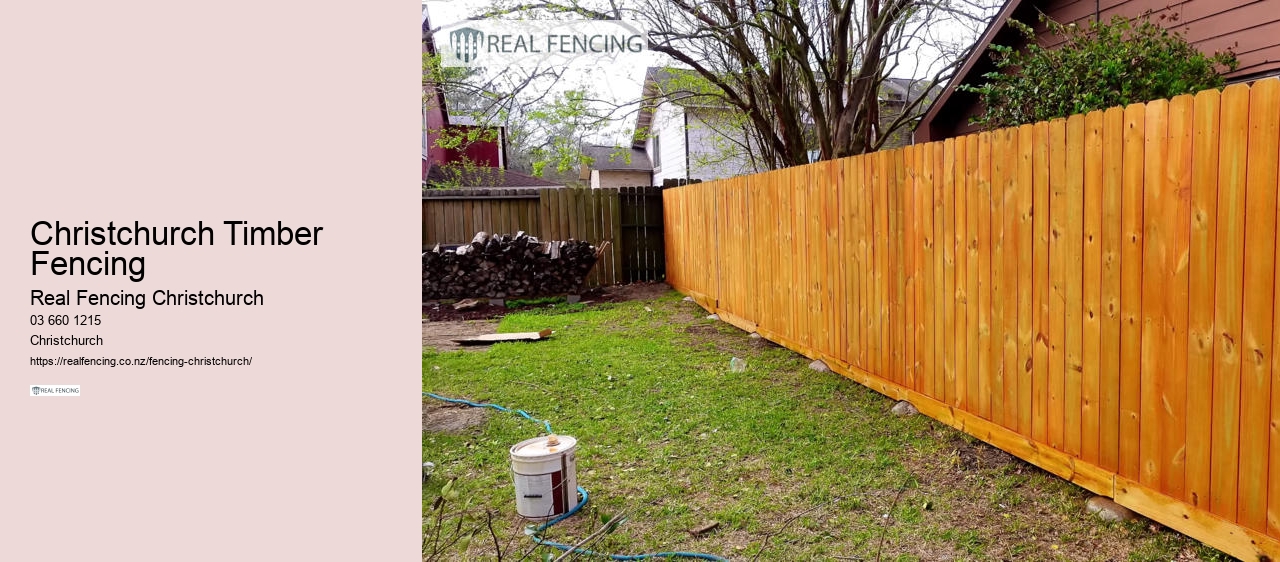 Christchurch Timber Fencing