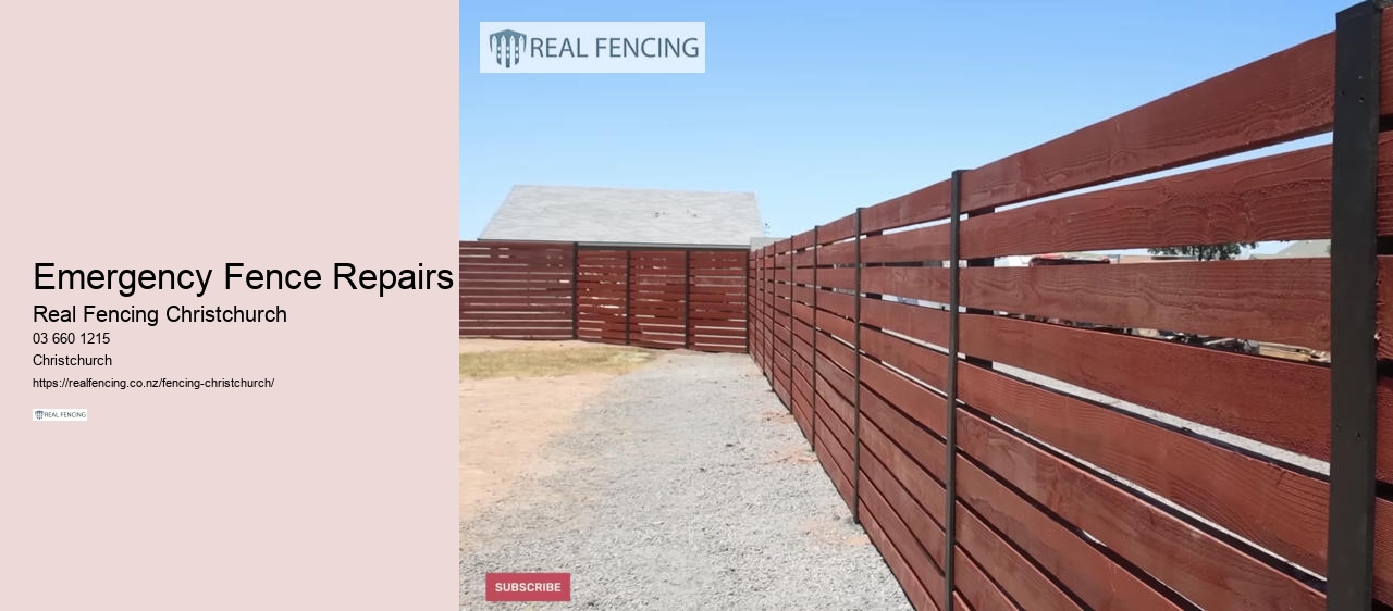 Emergency Fence Repairs