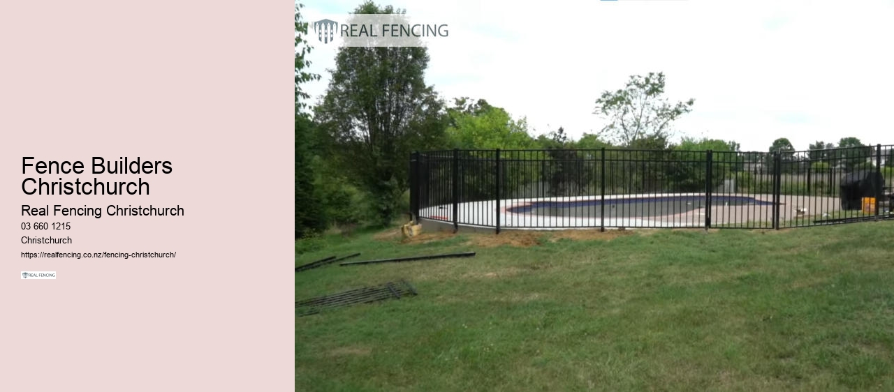 residential fencing christchurch