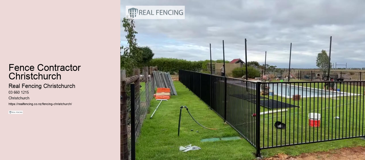 fence builder christchurch