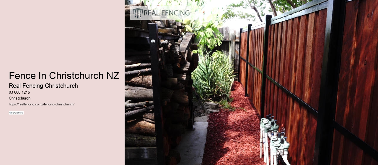 fencing timber christchurch