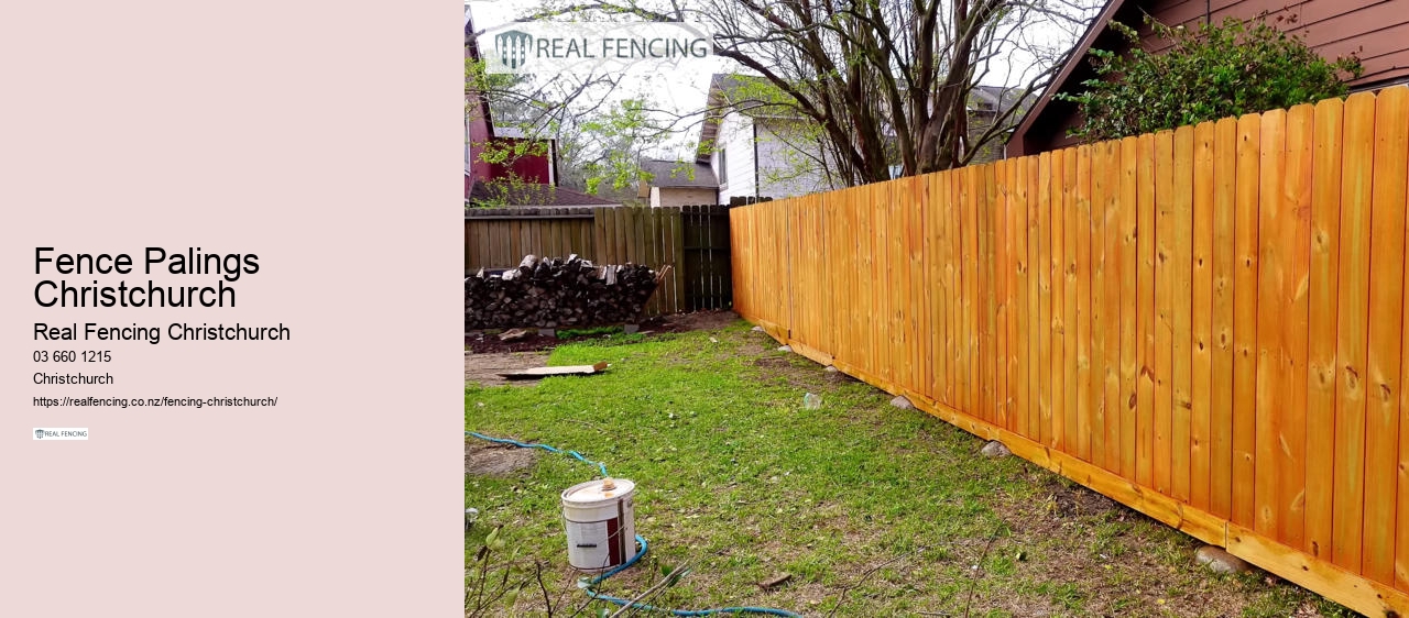 Fence Palings Christchurch