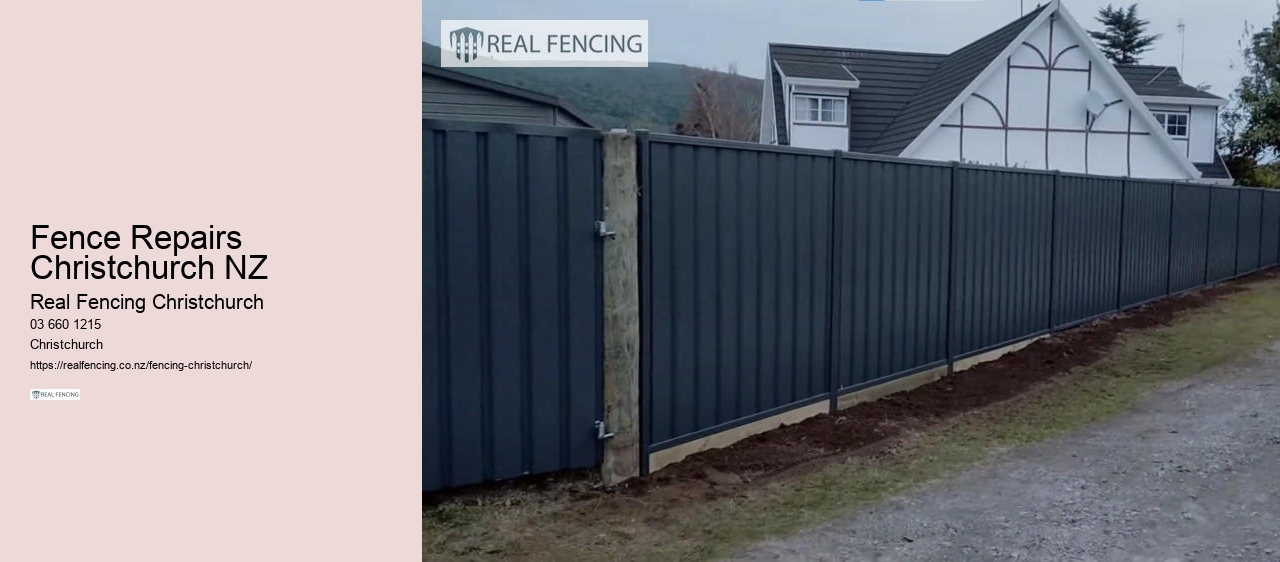 wood fencing christchurch nz