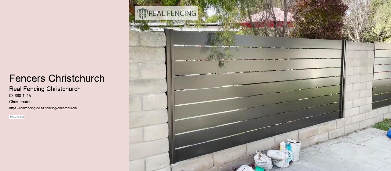 metal fencing christchurch