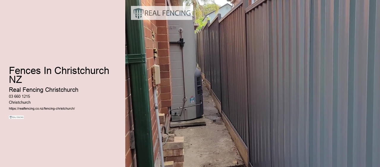 boundary fencing christchurch