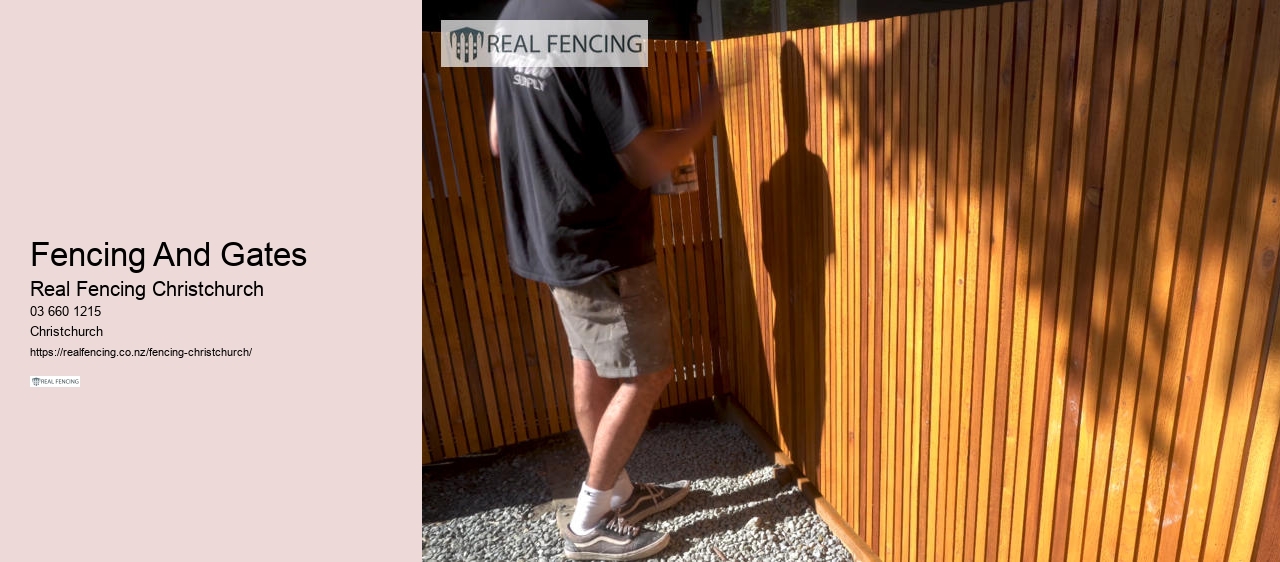 fencing contractors christchurch nz