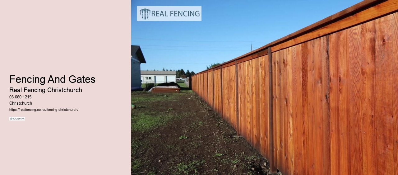 Fencing And Gates