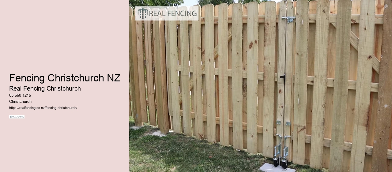 timber fencing christchurch nz