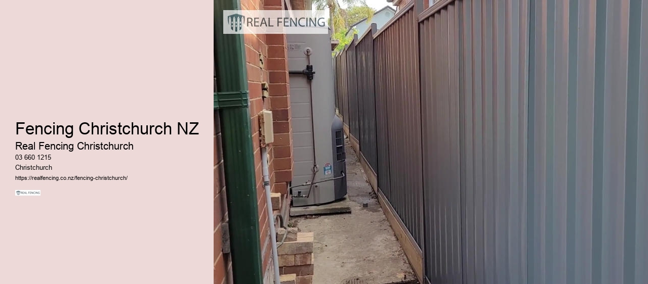 Fencing Christchurch NZ