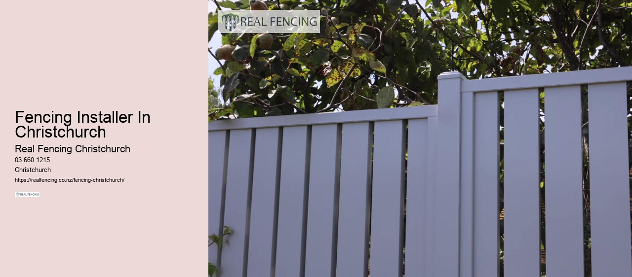 fence repairs christchurch nz