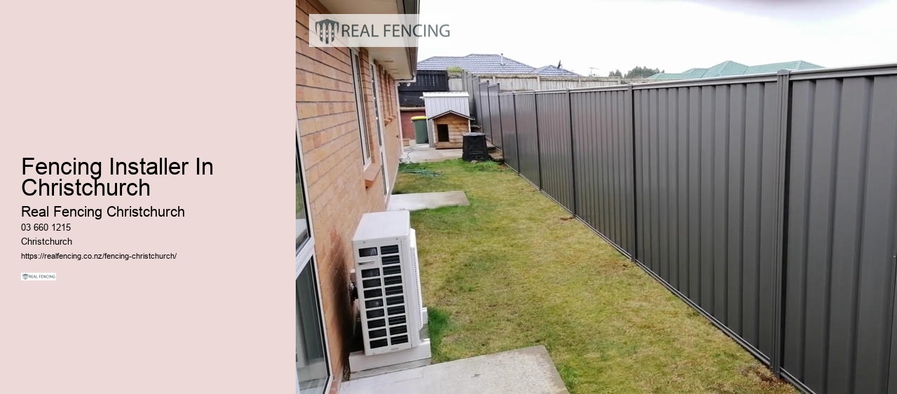 metal fencing chch