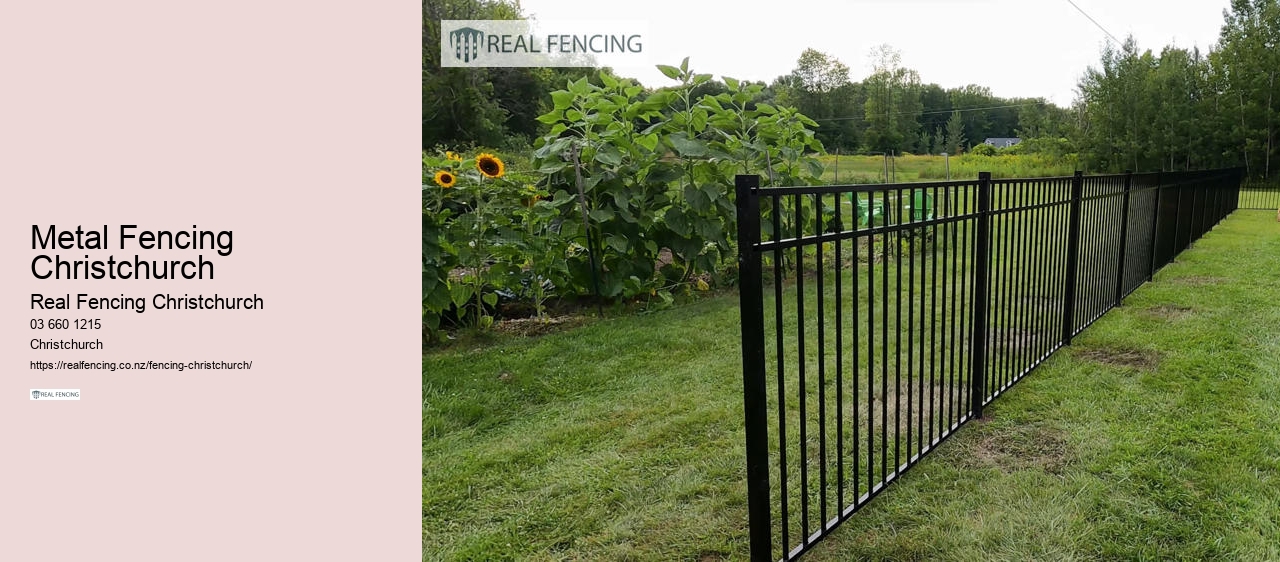 Metal Fencing Christchurch