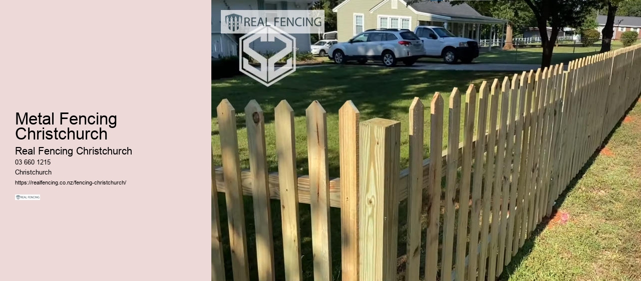 metal fencing chch