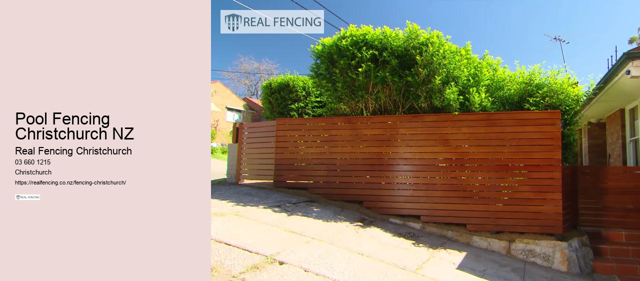 kwila wood fencing christchurch