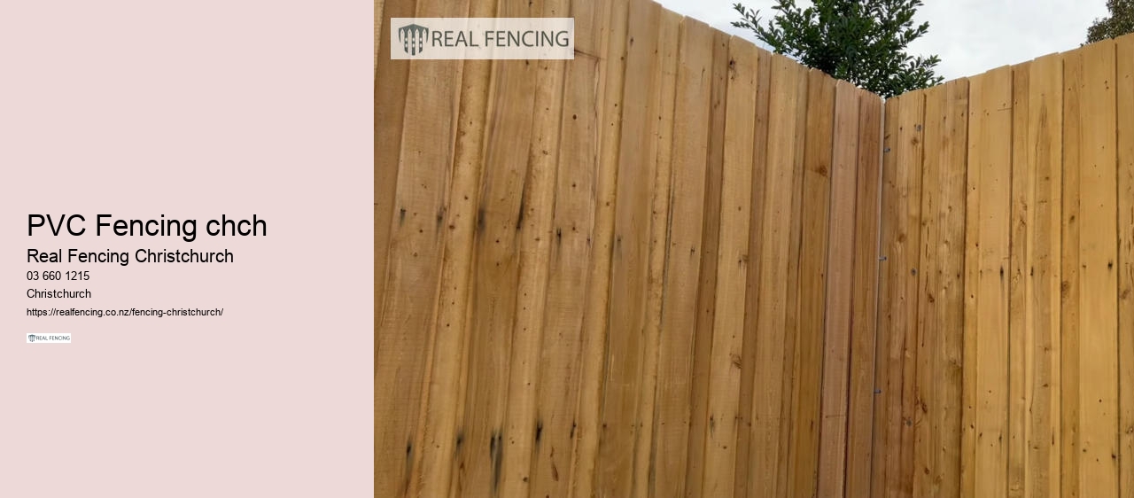 PVC Fencing chch