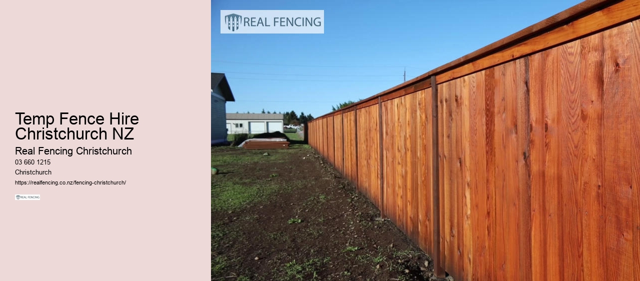 fence in christchurch nz