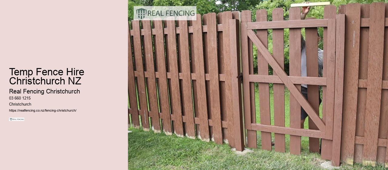 timber fence christchurch