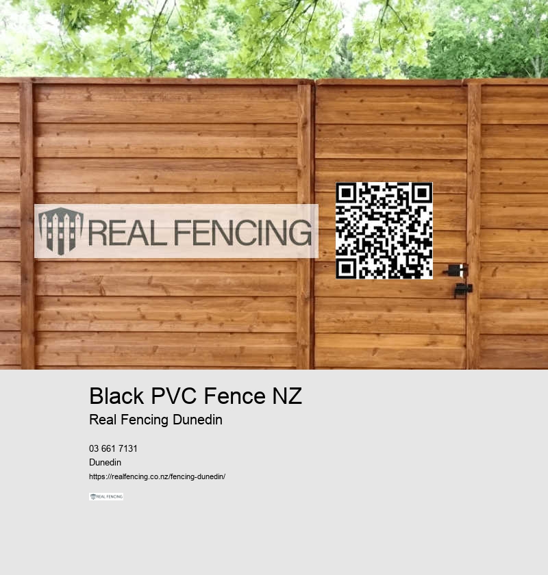 Black PVC Fence NZ