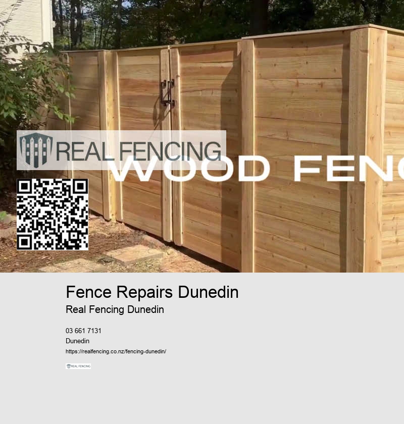 Landscaping Fence Dunedin