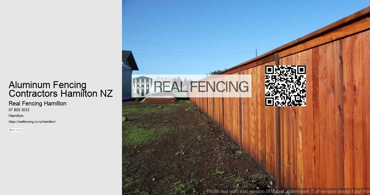 Aluminum Fencing Contractors Hamilton NZ