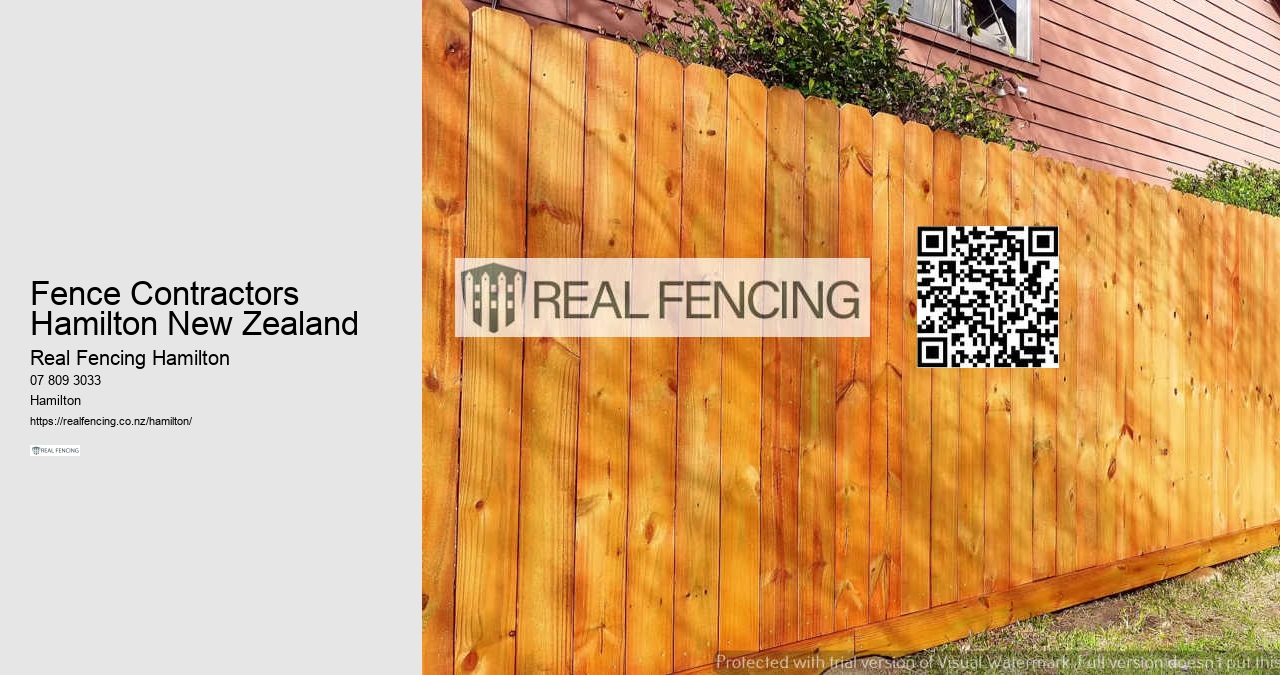 Fence Contractors Hamilton New Zealand