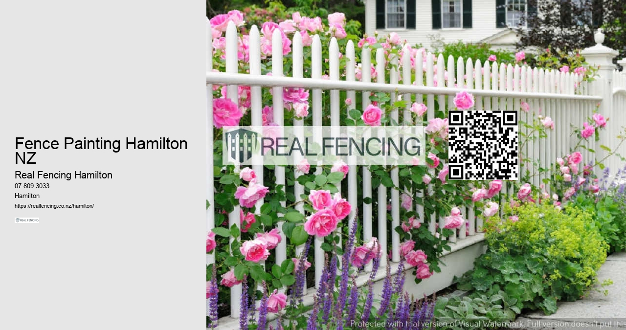 Fence Painting Hamilton NZ