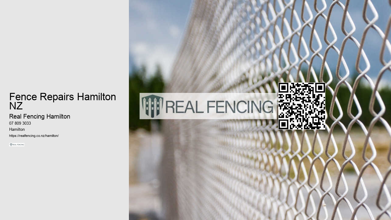 Fence Repairs Hamilton NZ