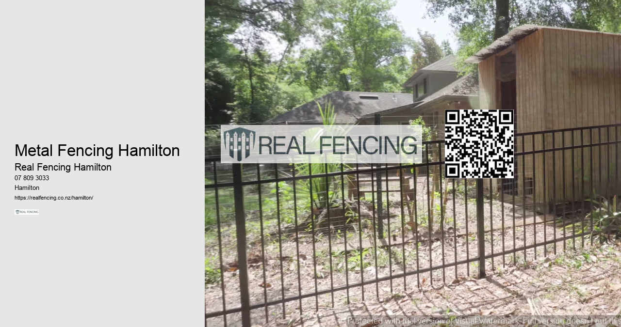 Metal Fencing Hamilton