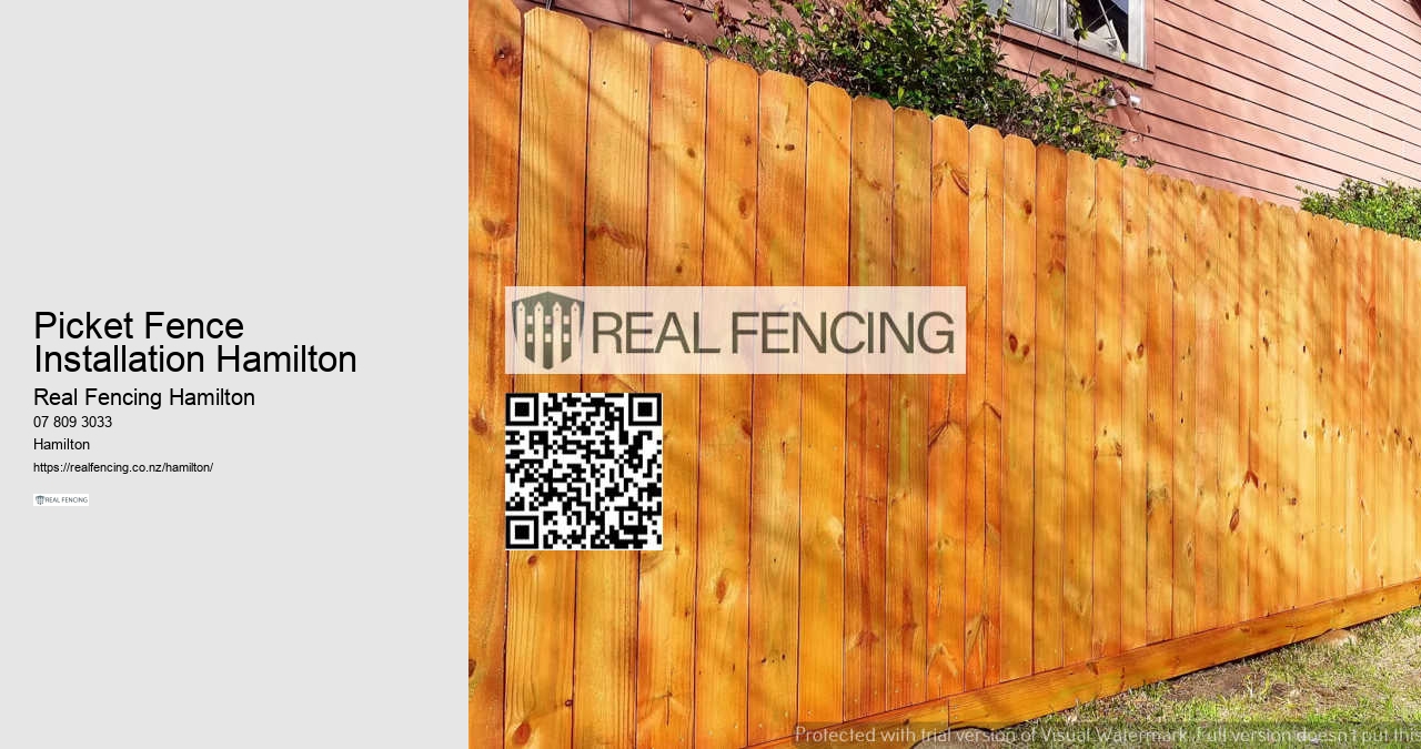 Vinyl Fencing Contractors Hamilton