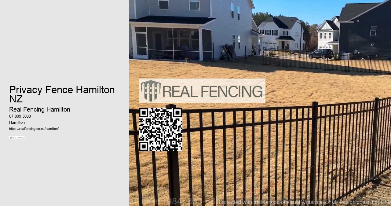 Fence Contractors Hamilton New Zealand