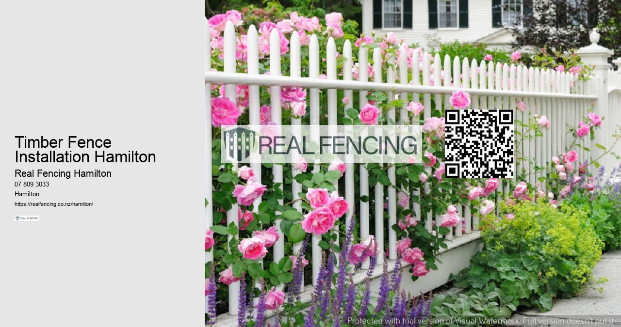 Timber Fence Installation Hamilton