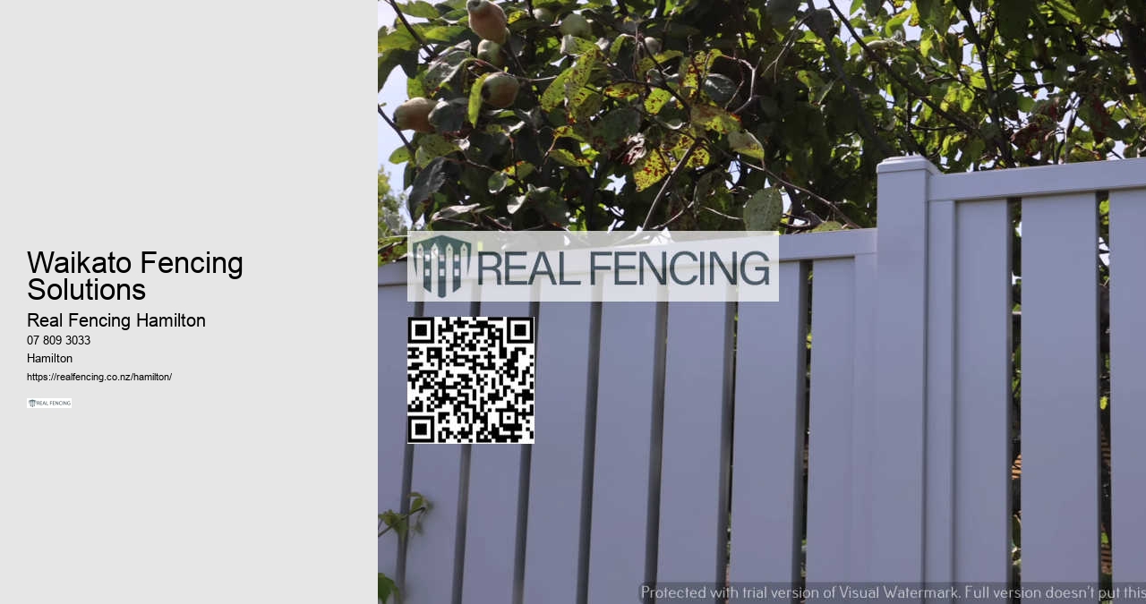 Garden Fencing Installation Hamilton
