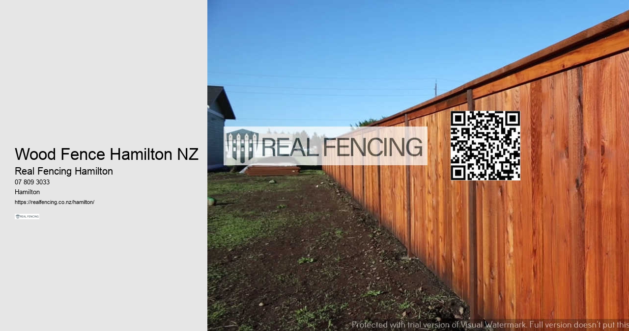 Wood Fence Hamilton NZ