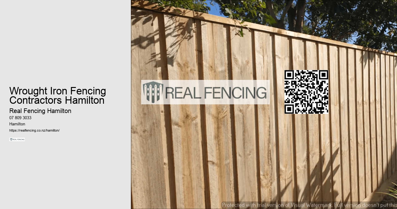 Wrought Iron Fencing Contractors Hamilton