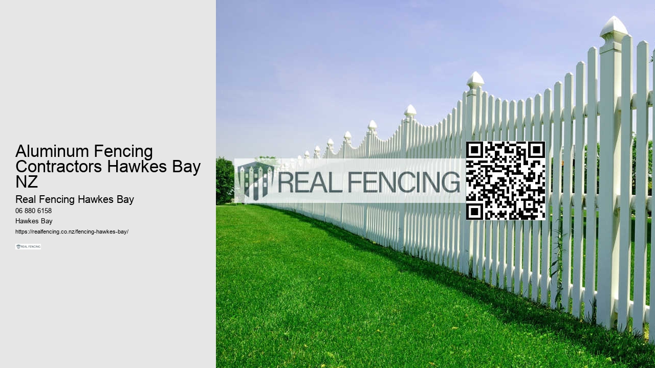 Aluminum Fencing Contractors Hawkes Bay NZ