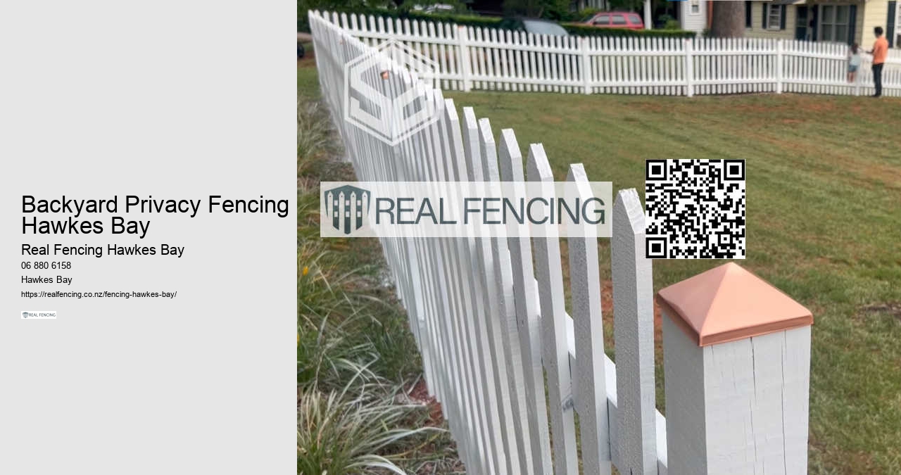 Backyard Privacy Fencing Hawkes Bay