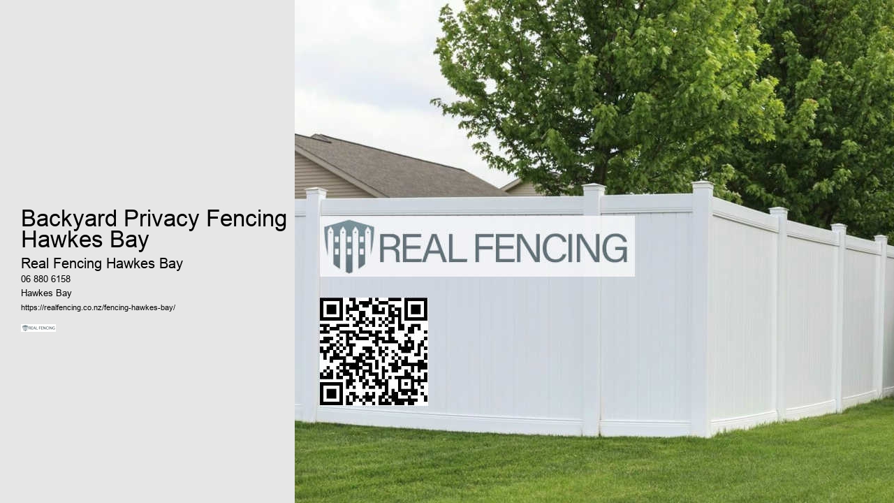 Fence Staining Hawkes Bay