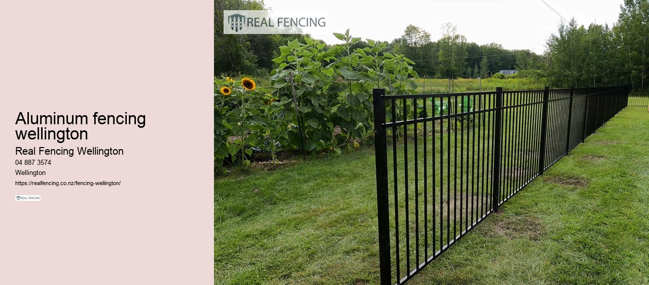 aluminum fencing wellington
