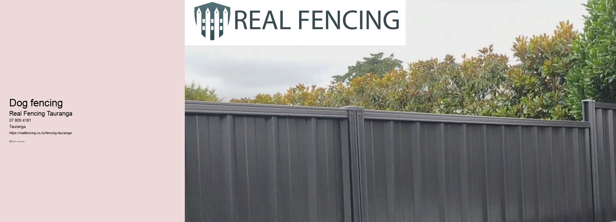 Dog fencing
