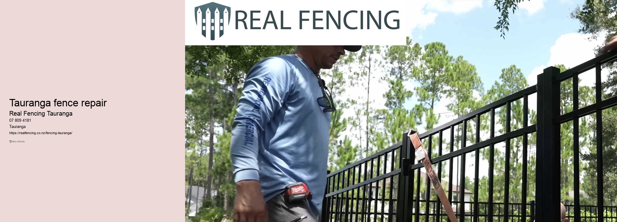 Fence installers Tauranga